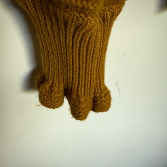 Madewell‎ Gold Ruffle Merino Wool Blend Sweater Size Medium - Picture 5 of 13